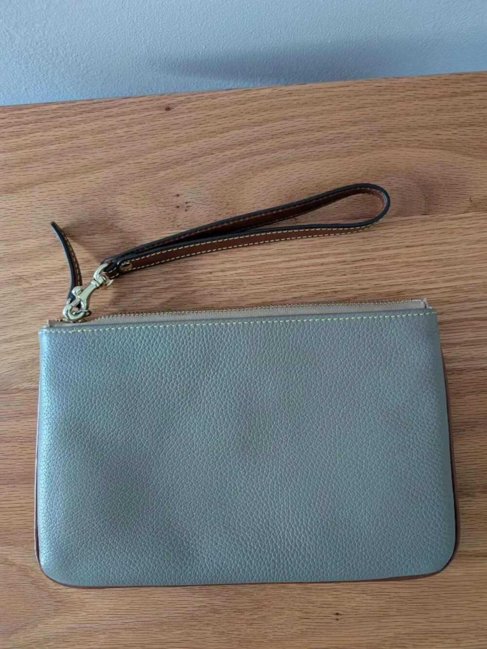 Dooney and Bourke Pebble Grain Leather Wristlet